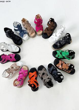 Топ продажу 💥 стильні та якісні жіночі босоніжки, натуральна шкіра замша в різних кольорах, 36-41 розміри