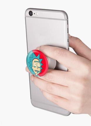 Попсокет (popsockets) держатель для смартфона рик и морти (rick and morty)  (8754-2689)2 фото