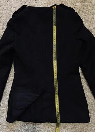 Брендовый пиджак, жакет love moschino оригинал бренд шерстяной чёрный тренч оригинальный итальянский жакет размер s,m указан размер i427 фото