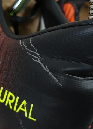 Футбольні кросівки nike mercurial оригінал, розмір 40 (футзалки, бампи)9 фото