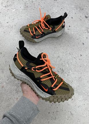 Nike acg mountain fly low gore-tex olive кросовки оригінал