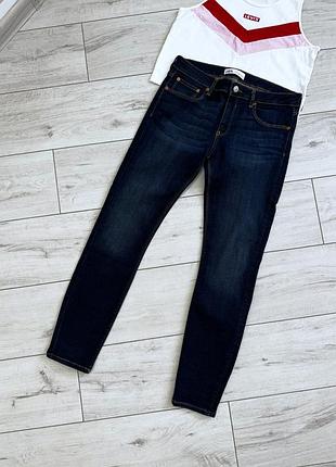 Джинсы zara штаны skinny синие