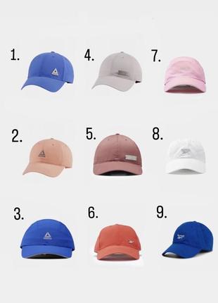 Новые брендовые кепки, бейсболки от reebok, мужские, женские1 фото