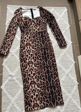 Сукня платье леопард леопардовий принт