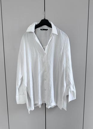 Стильна сорочка-блузка zara1 фото