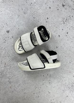 Adidas x pharrel williams adilette 2.0 white slider босоножки оригинал