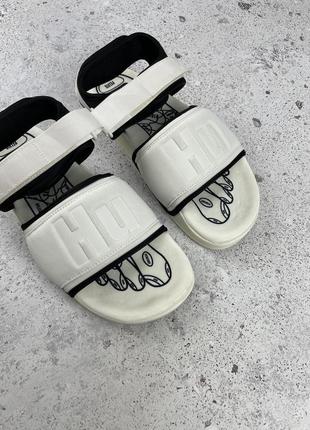 Adidas x pharrel williams adilette 2.0 white slider босоножки оригинал4 фото