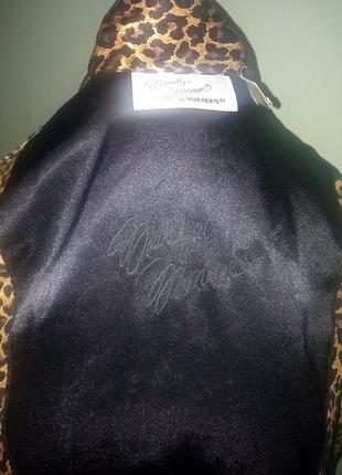 Вінтажний літній халат з леопардовим принтом .vintag storie6 фото