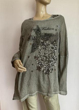 Хлопковая блуза на подкладке/xl/ brend canda