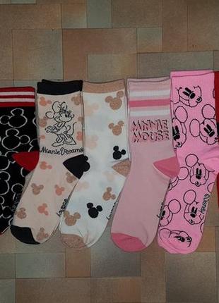 Носки, носочки disney микки маус, minnie mouse 34-38 р-р2 фото