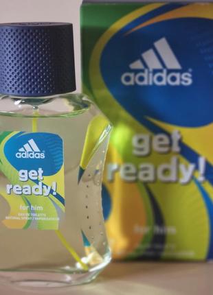 Adidas get ready for him  50 мл чоловіча туалетна вода. рідкість, знятий з виробництва!