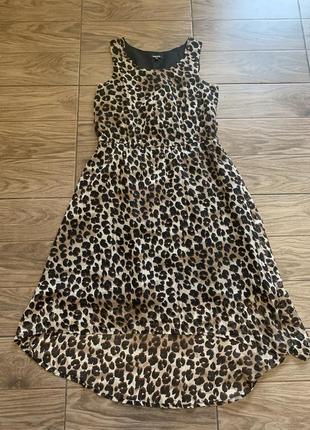 Леопардовое платье на м-л