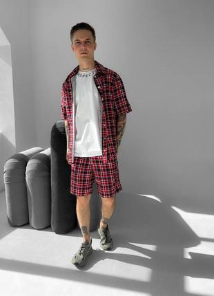 Летний - весенний комплект рубашка + шорты