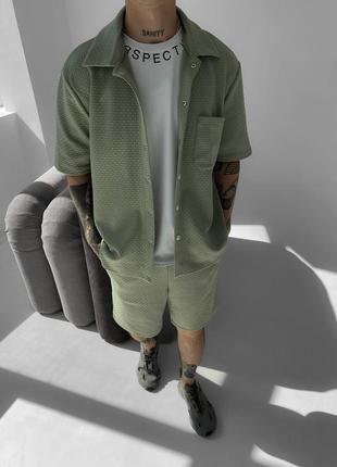 Летний - весенний комплект рубашка + шорты