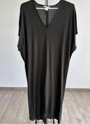 Сукня туніка міді чорна з віскози hm xs