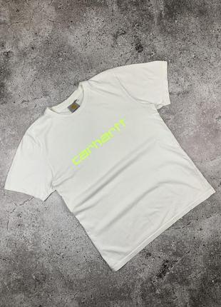 Мужская футболка carhartt wip s/s script1 фото