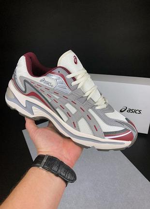 Чоловічі шкіряні кросівки з сіткою в стилі asics gel-preleus 🆕 кроссовки асікс