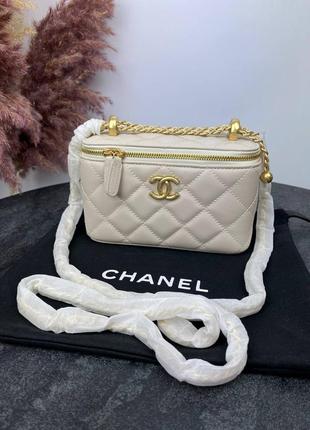 Chanel beige сумка10 фото