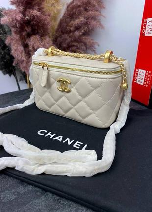 Chanel beige сумка6 фото