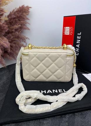 Chanel beige сумка8 фото