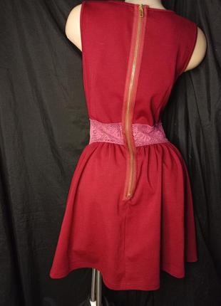 Платье с кружевом на талии2 фото