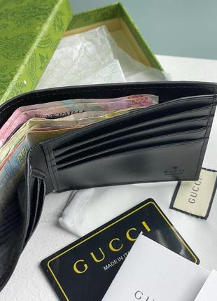 Gucci black signature coin wallet8 фото