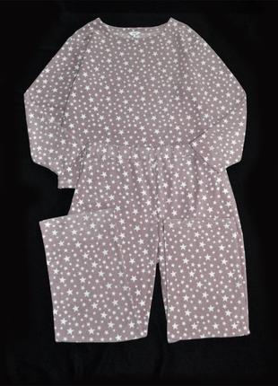 Теплая флисовая пижама cotton traders р.2xl\3xl