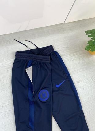 Оригінальні завужені футбольні штани найк челсі nike fc chelsea5 фото