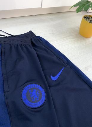 Оригінальні завужені футбольні штани найк челсі nike fc chelsea4 фото