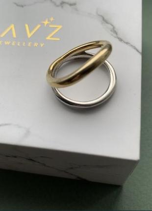 Двойное бикулорное кольцо lav’z1 фото