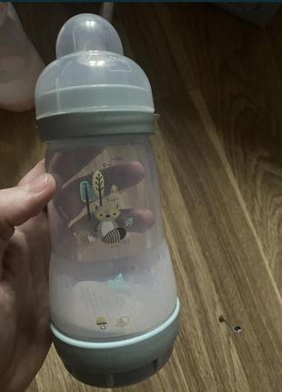 Нові дитячі пляшечки мам 260 мл 2+ місяці5 фото
