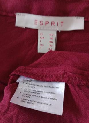 Esprit. шифоновая тоненькая легкая блузка блуза рубашка на большую грудь тоненькая3 фото