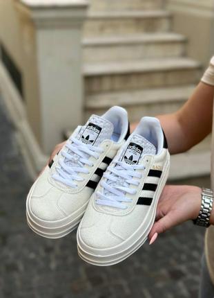 Кроссовки adidas gazelle beige6 фото