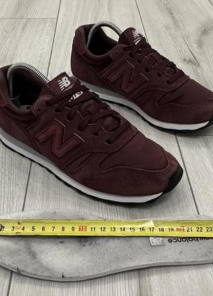 Жіночі кросівки new balance 373 maroon suede (25 см)7 фото