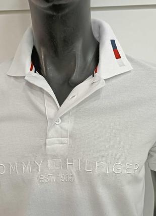 Tommy hilfiger стильна чоловіча брендова футболка поло