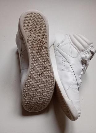 Кросiвки reebok freestyle hi "white"3 фото