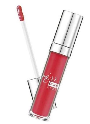 Блеск для губ pupa miss pupa gloss 204 timeless coral, 5 мл
