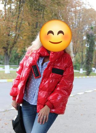 Яркая стильная куртка в стиле prada1 фото