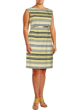 Плаття в смужку calvin klein з золотим паском "14" usa