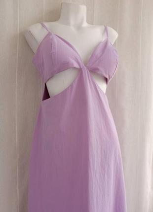 Платье цвета лаванды размер l3 фото