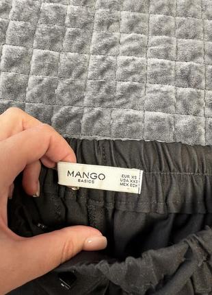 Черные брюки на резинке mango7 фото