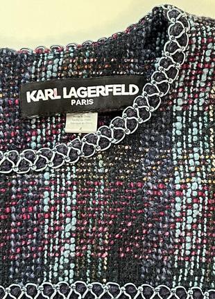 Karl lagerfeld твидовое короткое платье- футляр5 фото