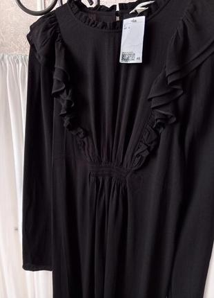 Красиве чорне плаття для вагітних h&m mama.4 фото