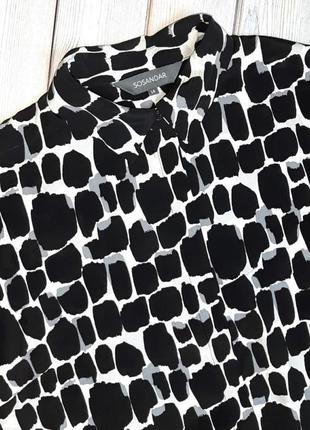 🤩1+1=3 шикарная блуза рубашка в леопардовый принт sosandar, размер 48 - 507 фото