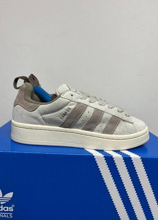 Топовые женские кроссовки adidas campus 00s beige/brown5 фото