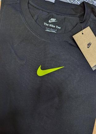 Мужска черная футболка nike2 фото