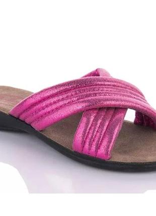 Летняя обувь босоножки шлепанцы в ассортименте розовое фуксия белое золото6 фото