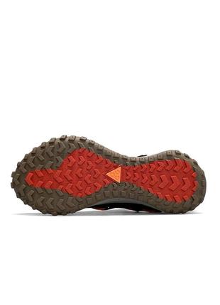 Чоловічі кросівки nike acg mountain fly low khaki orange9 фото