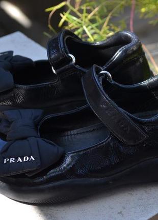 Туфли prada оригинал 25р.6 фото