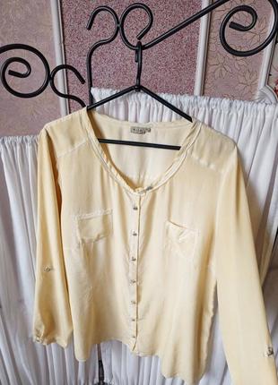 Красива блуза з натурального шовку nile.2 фото